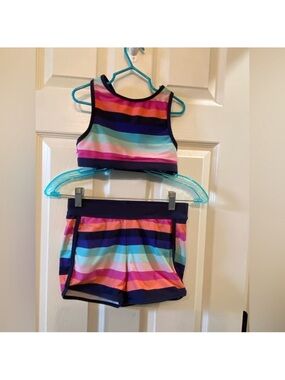Eddie Bauer kids matching swim top and shorts